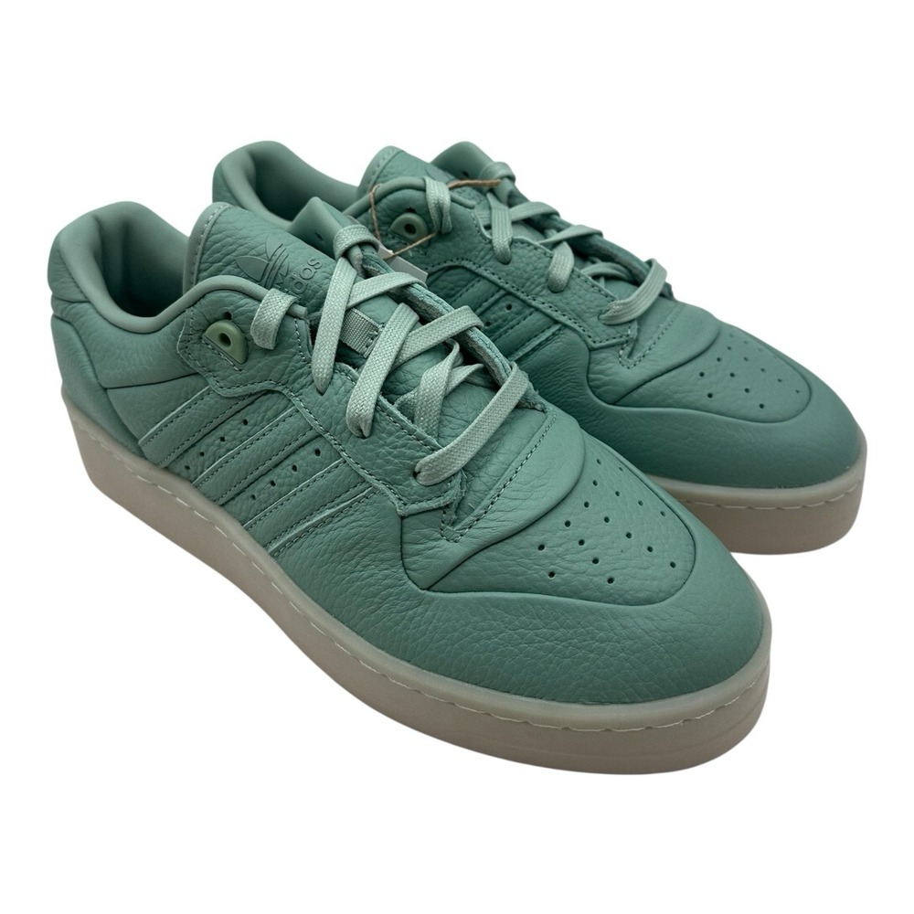 Adidas Originals Rivalry Lux Low Shoes Mens 10 Womens 11 Hazy Green White IF7185